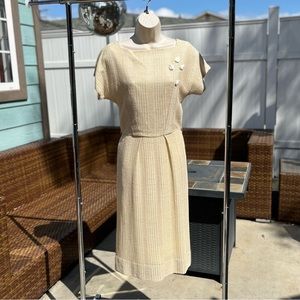 1960s Vintage Crochet Tiki Dress 😎